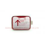 Low Price Elevator Push Button Switch Elevator Parts / ABS Base With Metal Circle Outer Frame  And Surface for sale