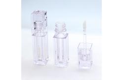 China Plastic lip gloss tube cosmetic packaging container empty lipgloss tube with wands supplier