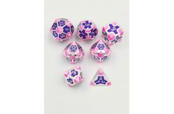 China Baroque 7 Piece Polyhedral Gaming Dice Set Metal Sharp Edge For RPG supplier