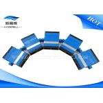 SC UPC Duplex Fiber Optic Components Flange Port Fiber Optic Adapter Green Blue for sale
