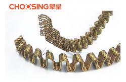 China Customized Length 4.0mm Zig Zag Sofa Springs Curved Upholstery Snake Shaped supplier