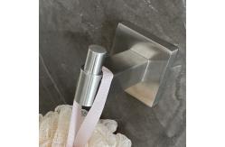 China Satin Polished Bathroom Wall Hooks 304 Stainless Steel Towel Hooks supplier
