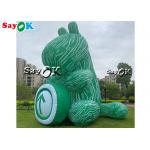 Itinerary Code Inflatable Green Bouncy Horse Model 10m For Event Showing for sale