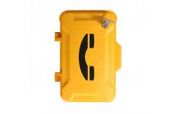 China Rubber Keypad SIP2.0 Military Emergency Phone 90db With Cover Lock supplier