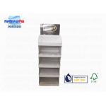 Temporary Retail Cardboard POS Display Floor Standing Chocolates Store Shelf