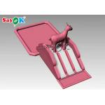 blow up slip n slide For Kids Custom Pink Recyclable 0.55mm Inflatable Pool Water Slide for sale