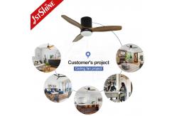 China Customized 42 inches Ceiling Fan with Light 1stshine Solid Wood Blades OEM supplier
