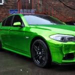 Pearlescent Green Colored Paint Protection Film Crystal Car Wrap Waterproof for sale