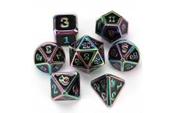 China Unique design metal polygonal dice kit suite dice supplier