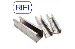 China 41mm Unistrut Slotted Channel Strut Stainless Steel Back To Back Strut Channel supplier