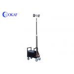 Soldier Station Vehicle Mounted Mast Mobile Light Tower Monitoring System for sale