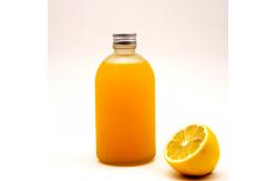 China Transparent Frosted 350ml 500ml Beverage Juice Glass Bottles With Screw Lid supplier