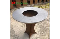 China Portable Outdoor Rust Corten Steel Bbq Pit Customized supplier