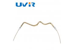 China Customized Special Shape Infrared Heating Tube Lamp Single Element supplier