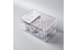 China Compartment Injection Acrylic Makeup Organizer 1-3l supplier