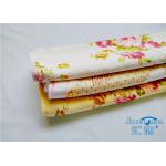 Durable Printed Terry Microfiber Bath Towels For Camping / Floral Bath Towel