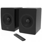 Wood TWS Bookshelf Bluetooth Speakers Portable True Wireless Speakers 200W RMS