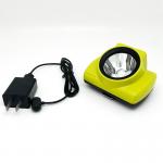 Portable LED Miner Cap Lamp , 25000lux Underground Mining Lamp With Cradle Charger for sale