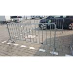 Temporary crowd control barrier, galvanized Pedestrian Barriers, french barricade for sale