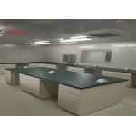 Customized Epoxy Resin Chemistry Lab Bench Laboratory Workbench Vietnam With Multi Functional Socket for sale