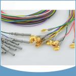 2018 New Trend Medical EEG Cup Cable EEEG Gold Electrodes For Brain Wave Electric Activity for sale