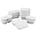 Eco Friendly Compostable Sugarcane Pulp Disposable Take Out Containers for sale