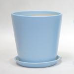 Round Modern Ceramic Planters Lightweight for Home Decor