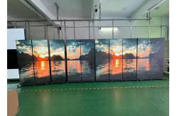 China Fixed/Iron Box LED Poster Display, LED Video Display Panel Aluminum HD Stereo supplier