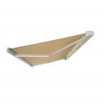 Outdoor Sunshade Retractable Awning With Motor Control And LED Lights / Full Cassette Awning for sale