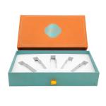 Custom Logo Wholesale Rigid Cardboard Drawer Gift Packaging Box With Eva Foam Insert