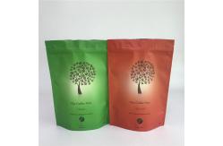 China Custom Accepted Plastic Bags For Bath Salts Packaging Matte Aluminum Foild Bags supplier