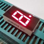 Ultra Bright Red Single Digit 7 Segment LED Display Common Cathode for sale