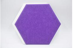 China Polyester Felt Hexagonal Acoustic Wall Panels Sound Proofing Panels For Office supplier