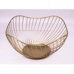 Fashion Household Storage OEM Gold Wire Fruit Basket for sale
