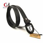 Multicolor Soft Leather Black Belt Womens Antiwear Cowhide Material for sale