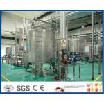 ISO SUS 304 Complete Fruit Juice Processing Line with Plastic / Glass Bottle Filling Machine for sale