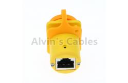 China IP65 Ethernet Waterproof RJ45 Connector Plug / Unplug Connecting Mode 1.5A supplier