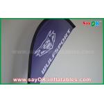 Event Advertising Teardrop Beach Flag Feather With Logo Printing Oxford Cloth