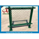 50 X 50 Mm Pvc Coated Chain Link Fence For Playground Iron Wire Material for sale