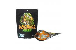 China Soft Touch Matte Stand Up Mylar Bag Zipper Heat Sealed 3.5g supplier