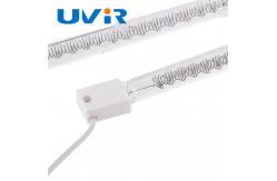 China 1500W IR Halogen Lamps , CE shortwave Quartz Infrared Tube Heating Elements supplier