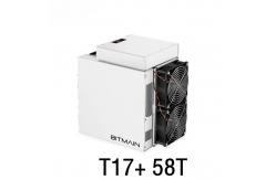 China 128 Bit Rectangle Bitmain Antminer T17+ 58TH 2750W Second Hand Asic Miner supplier