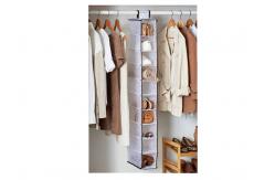 China Embossing Fabric 10 Shelf Hanging Organizer 11.8X6X47.2 supplier