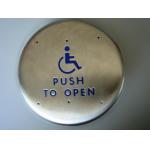 Anti Removal 6 Round Push To Exit Switch , Handicap Door Disability Access Systems for sale