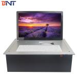 aluminum alloy material supply keyboard electric flip up monitor BF7-15.6A for sale