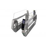 Face Recognition Fingerprint Airport Turnstile Airport Swing Gates With Light Curtain Infrared Technology for sale