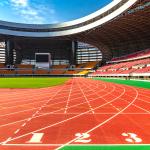ISO IAF Certificated Self Knot Pattern Outdoor Jogging Track Eco-Friendly