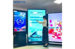 China 75 100 Inch Indoor Touch Screen Advertising Kiosk CMS Software LCD Displays supplier