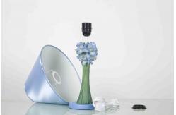 China W27 * D27 * H46CM Home Table Lamps Soft With Bottom Felt Covering / Flower Shape supplier