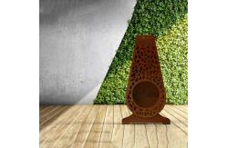 China Backyard Decor Weathering 600mm Steel Fire Pit  Easy To Assemble supplier